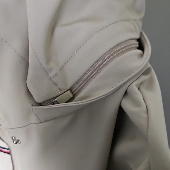 Tommy Hilfiger Trench Rain Coat Removable Hood Tan XL - Picture 10 of 11